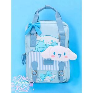 Sanrio Cinnamoroll Bows Backpack with Plush Charm